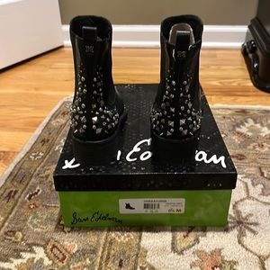 Sam Edelman Dover black embellished bootie. Like new.